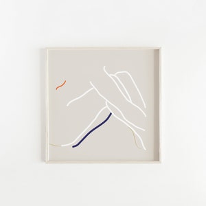 Form No.3 - Abstract Figurative Illustration Print - Art Print