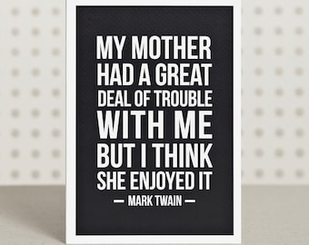 Motherly Love - Birthday / Mother's Day Card