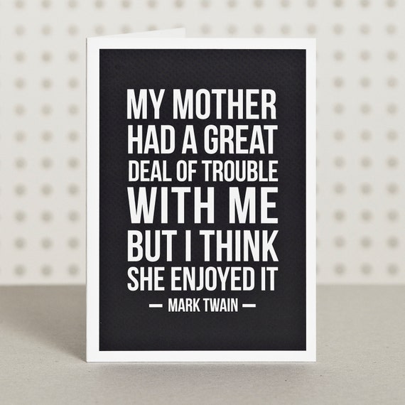 Motherly Love - Birthday / Mother's Day Card