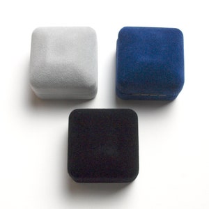 Velvet Earring Gift Box, Jewellery Box, Earring Box for Studs, Earring Presentation Box, Earring Holder ROCHESTER