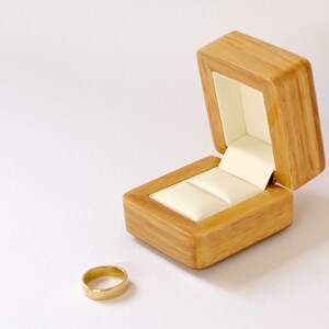 Wooden Ring Box, Ring Bearer Box, Single Ring Box, Proposal Ring Box, Engagement Ring Box Wedding, Wooden Jewellery Box, Ring Holder