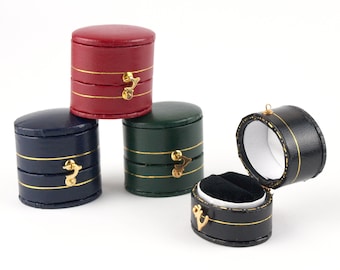 Coffret ovale, Coffret alliances, Coffret bagues de fiançailles, Coffret porteur d'anneaux, Coffret bagues ancienne, Coffret bagues héritage, Coffret cadeau bijoux, étui à bagues