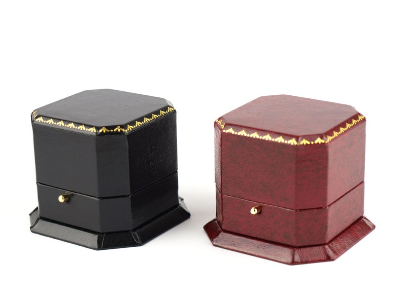 Antique Style Earring Box Vintage Stud Earring Box with Gold Etsy