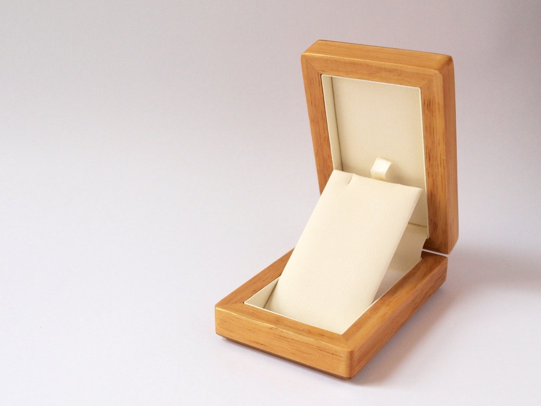 Wooden Necklace Box Wood Necklace Storage Necklace Gift Box Etsy