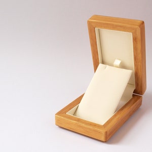Wooden Necklace Box, Wood Necklace Storage, Necklace Gift Box, Pendant Box, Bridesmaid Necklace Gift Box, Necklace Gift Box - ASCOT