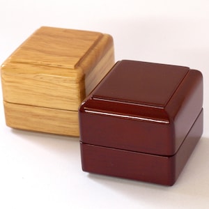 Wooden Ring Box, Ring Bearer Box, Naural Wooden Ring Gift Box, Ring Bearer Box, Wedding Ring Box, Wooden Jewellery Box, Ring Holder