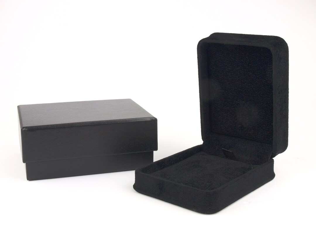 Black Velvet Necklace Gift Box, Jewellery Gift Box for Necklace