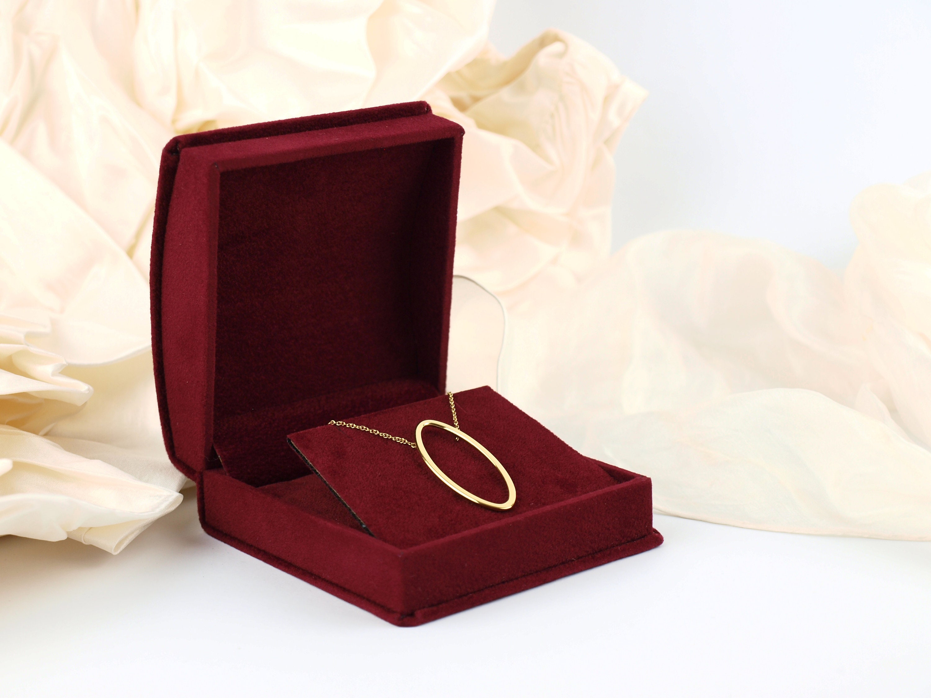 Luxury Velvet Necklace Gift Box Jewellery Presentation Box Etsy