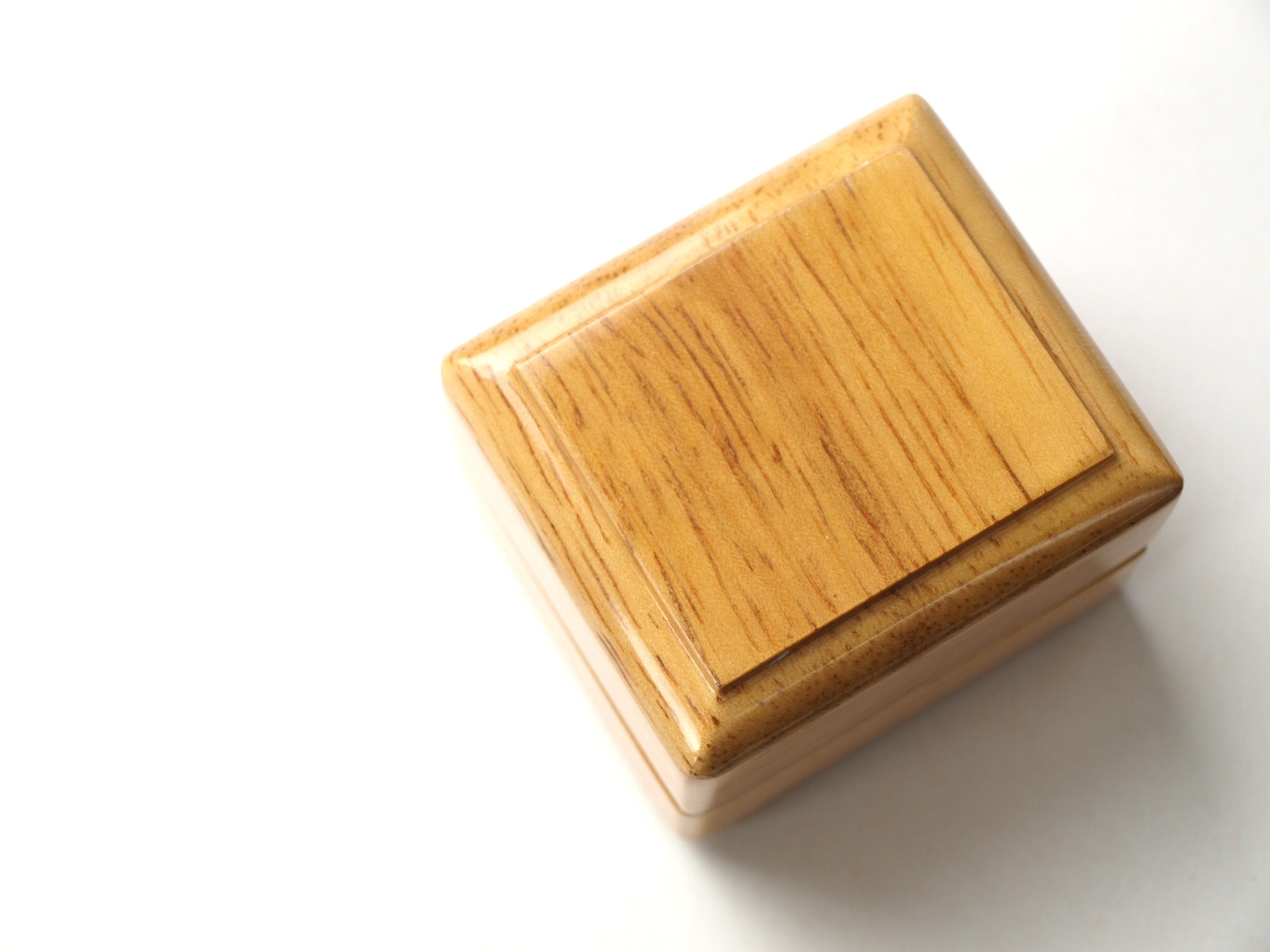 Beautiful Wooden Earring Box Natural Warm Wood Earring Gift Etsy UK
