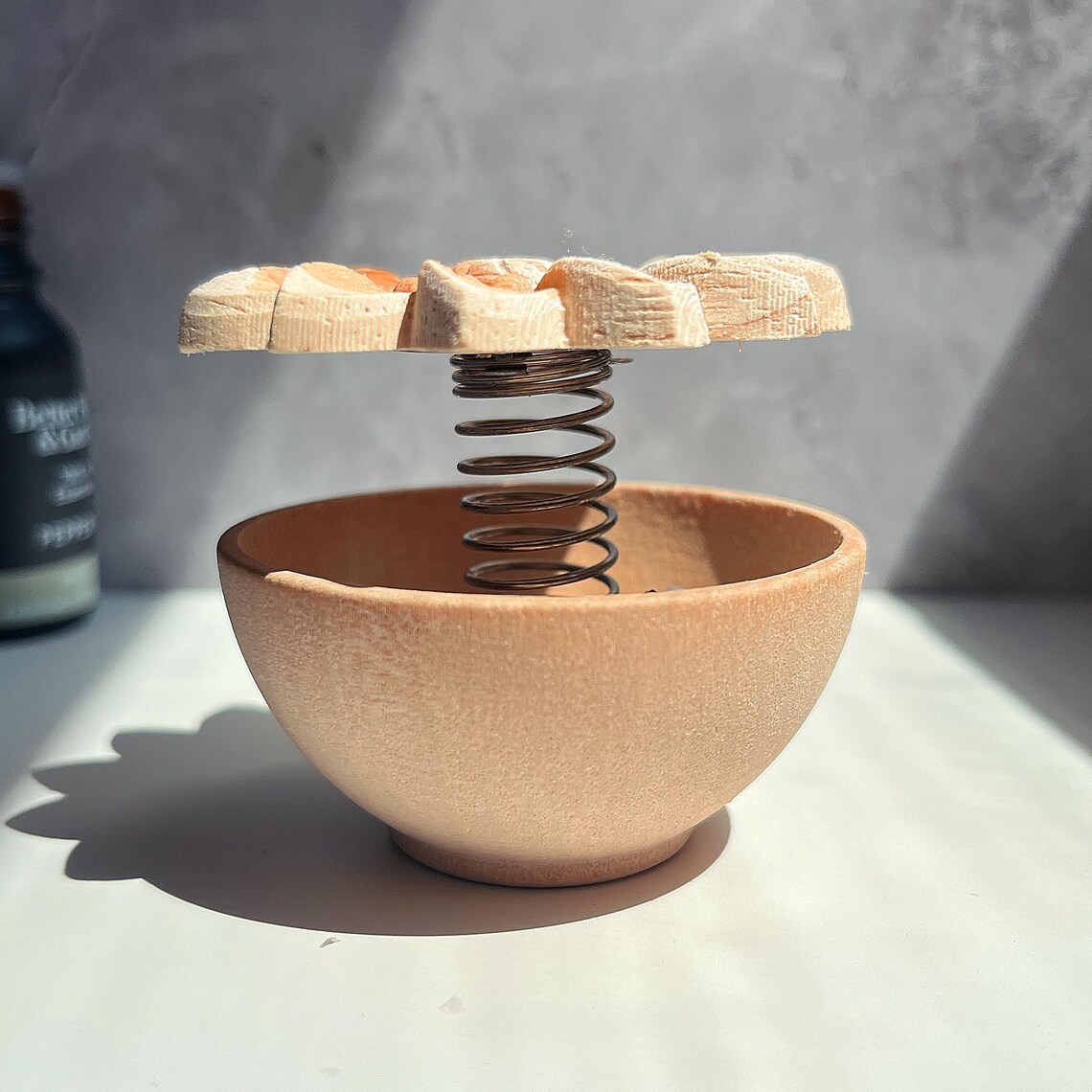 Bloom Aromatherapy Diffuser – Passive Wood Diffuser With Carved Flower ...