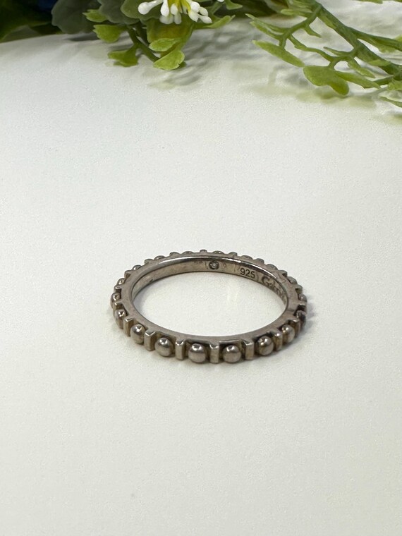 Effortlessly Elegant Textured Stackable Sterling … - image 5