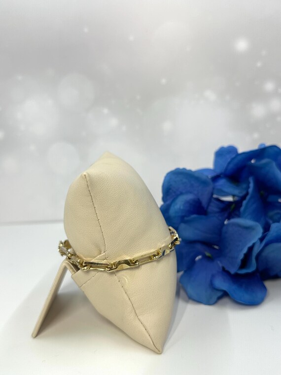 Gold Plated Sterling Silver Bracelet: Rectangular… - image 5