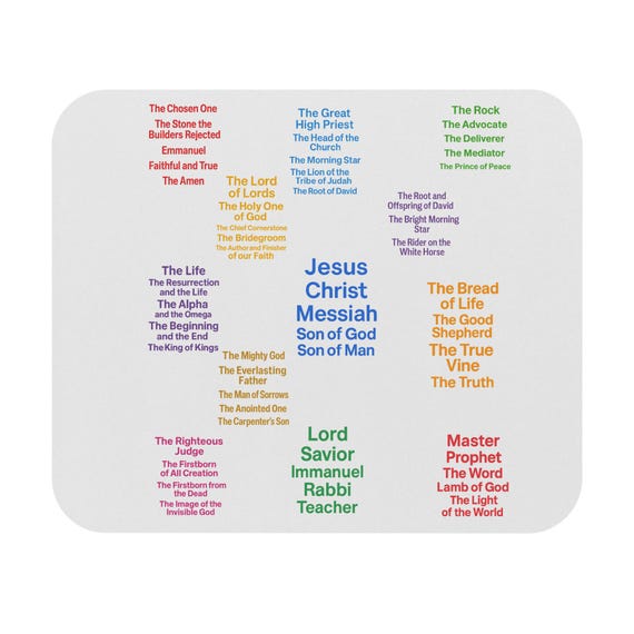 Inspirational Christian Mouse Pad | Faithful and True Design | Perfect Gift for Teachers, Pastors, or Anyone of Faith, Office Decor,