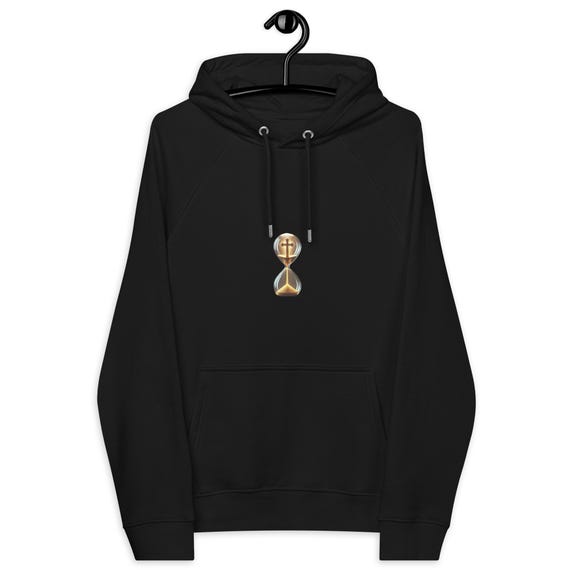 Unisex eco raglan hoodie Hour Glass