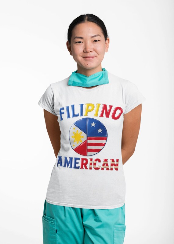 Filipino American Pride Tee, Unisex Cotton T-Shirt, Heritage Shirt, Casual Wear, Perfect for Independence Day, Cultural Celebration