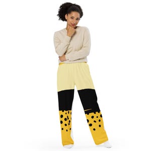 All-over print unisex wide-leg pants