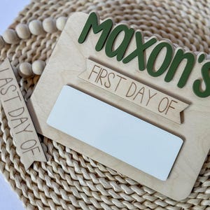 Back to School Board | First Day School Sign | Last Day School Sign | Back to School Board | Changeable First & Last Day | Kids School Board