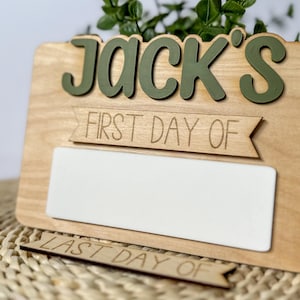 Back to School Board | First Day School Sign | Last Day School Sign | Back to School Board | Changeable First & Last Day | Kids School Board