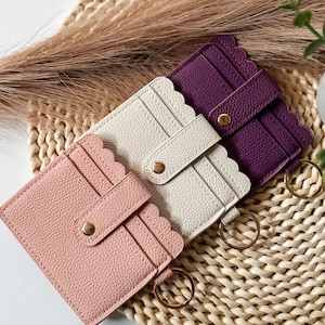 Personalized Wallet | Vegan Leather Wallet | Mother's Day Gift | Gift for Her | Custom Wallet | Card Holder | Card Wallet | Vegan Leather