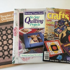 Lot of 30 Vintage Quilting Books Leaflets Quilt Magazines Crafts Patterns -  Helia Beer Co