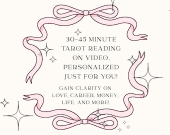 Personalized Video Tarot Reading | Intuitive and Accurate Tarot Insights for Love, Career, and Spiritual Guidance