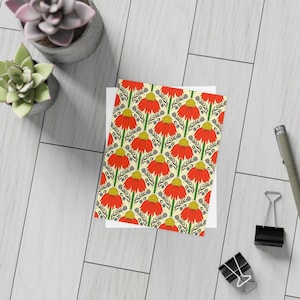 Colorful Floral Postcard Bundle, Vintage Style Greeting Cards, Perfect for Letter Writing, Home Decor, Gift Giving, Stationery Set