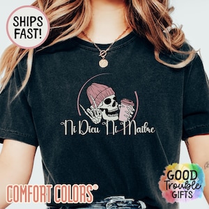 Anti-Authoritarian Shirt, Ni Dieu Ni Maître, No God No Master, Anti Tr ump Shirt, Leftist Protest Shirt, Anarchist T-shirt, Anti Trump Shirt