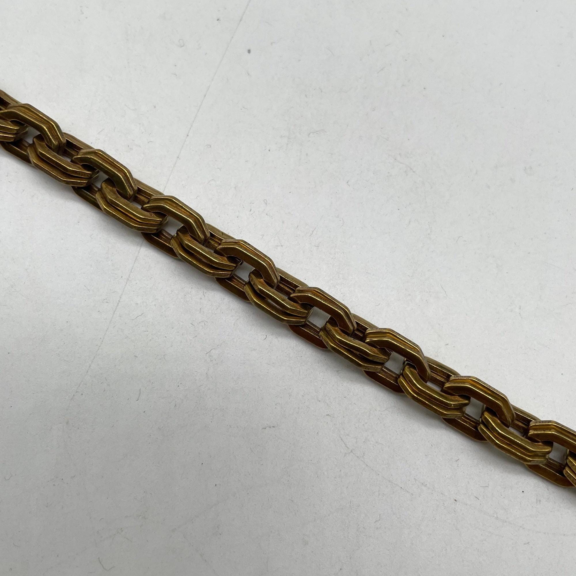 Solid Brass Chain for Industrial Use, Heavy Duty Brass Link Chain