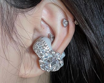 Bose ultra Earbuds Diamond Charm,  Elegant Earphone Zircon Jewelry, Handmade full cystal Headphone decor, Stunning Xmas gift for girlfriend