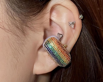 Cristal arc-en-ciel de luxe Bose ultra diamant charme bijoux d'écouteurs LGBTQ Festival Tech cadeau édition limitée