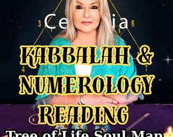 Personalized Kabbalah & Numerology Reading – Tree of Life Soul Map PDF - Spiritual Guidance - Sefirot Analysis