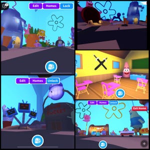 Awesome SpongeBob bikini bottom Roblox adopt me home house build!