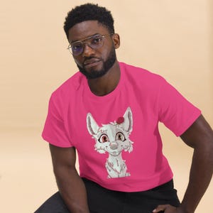 Comic-Design T-Shirt, kreatives Motiv im Cartoon Style lieber Hund, Katze, Rose, Geschenk, Geburtstag, Teens, Kinder, junge Mode, streetwear