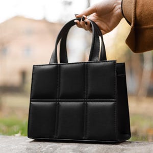 Bolsos de hombro, bolso bandolera de piel acolchada, bolso hecho a mano para mujer, bolso de noche, regalo para ella, bolso de piel para mujer.