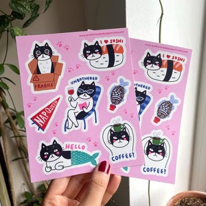 Tuxedo Cats Sticker Sheets