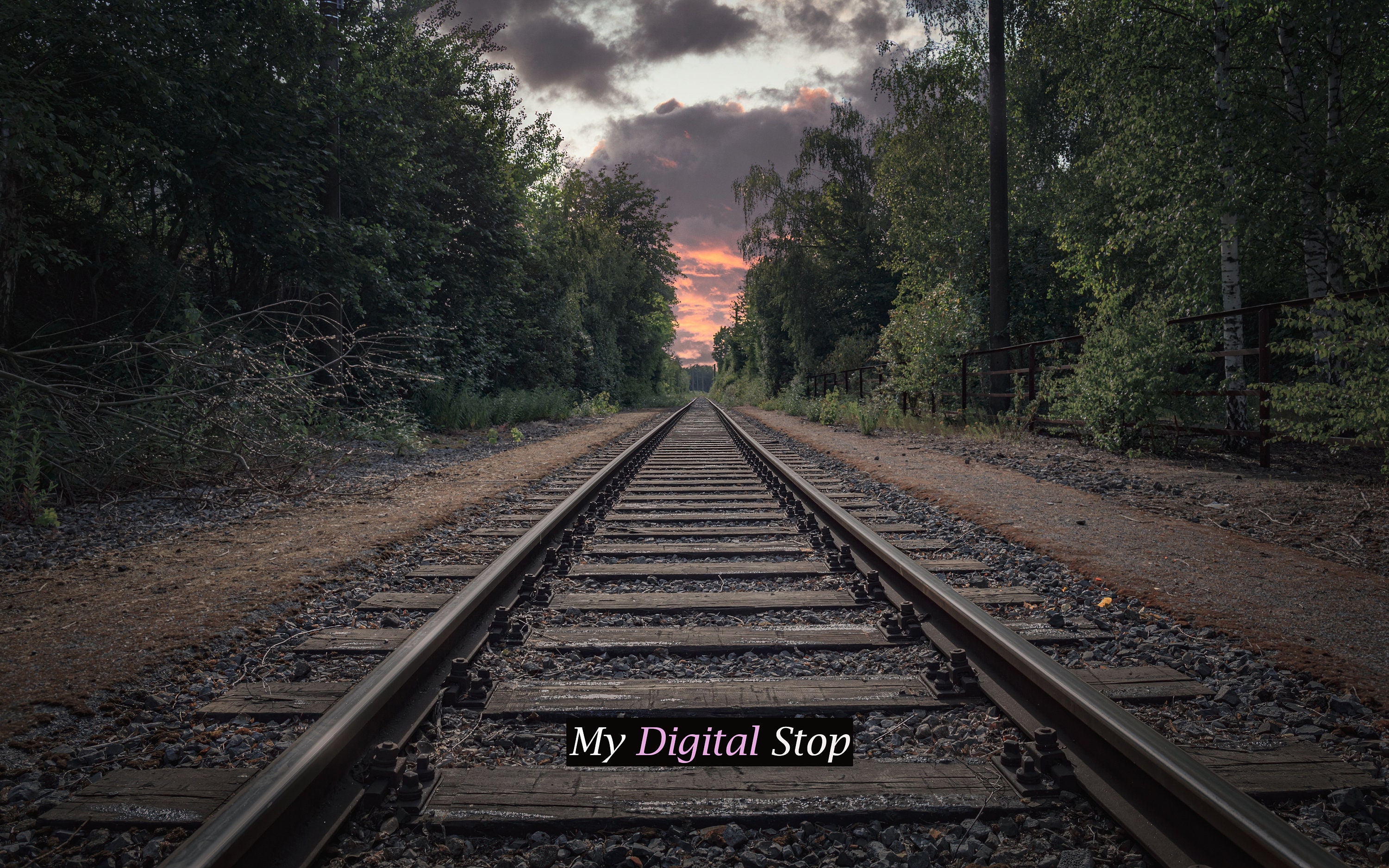 DIGITAL Backdrop JPG Photo Railroad Train Tracks Digital - Etsy New Zealand