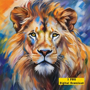Digital Download | Fantasy Lion | Digital PNG Photo