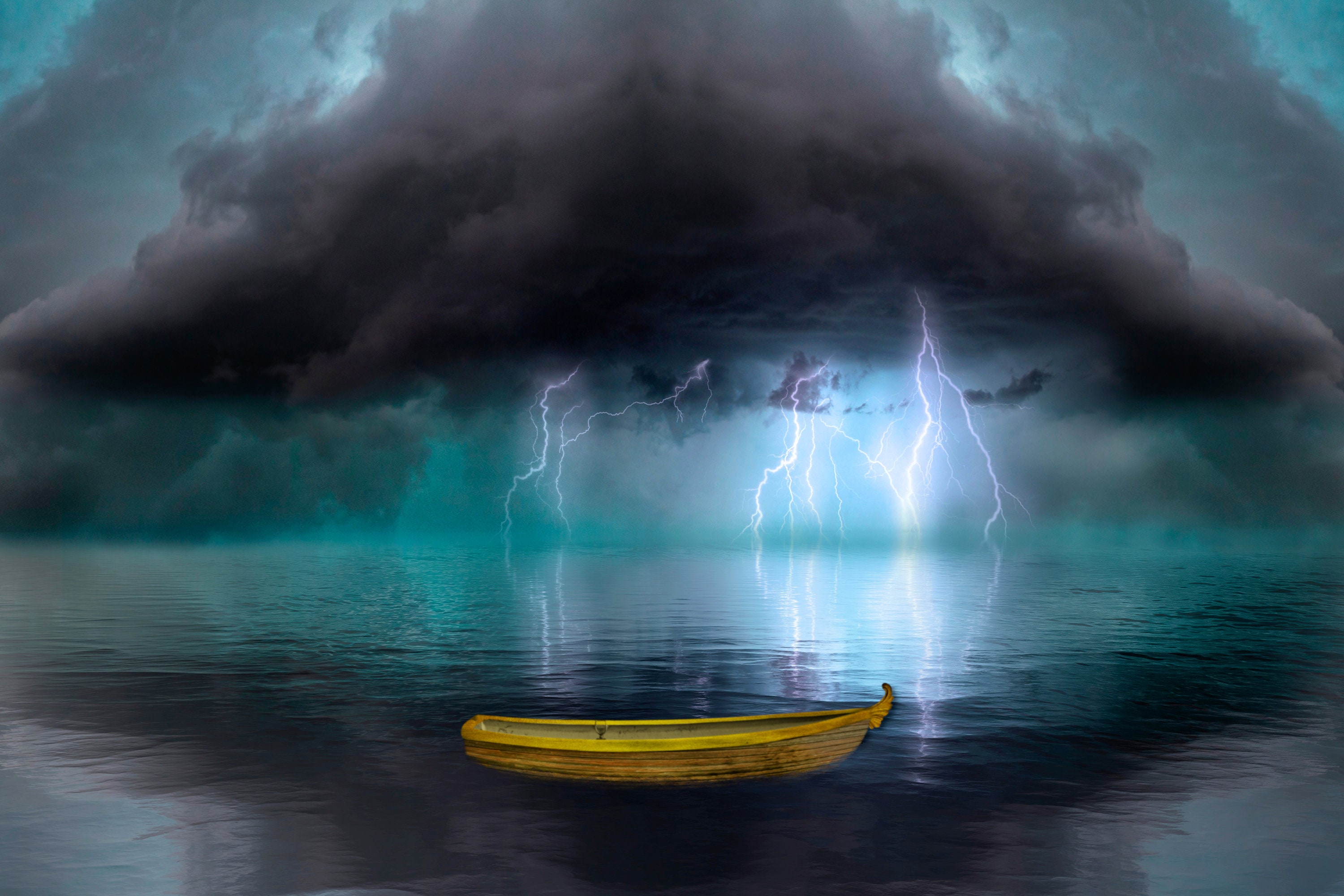 DIGITAL JPG Photo Fantasy Boat in Thunderstorm Digital - Etsy Canada