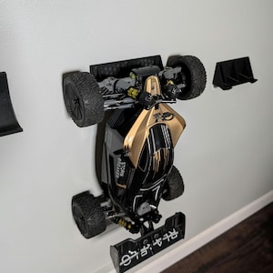 Vertical wall mount for Rlaarlo SBK Storm Breaker 1/10 scale remote control buggy