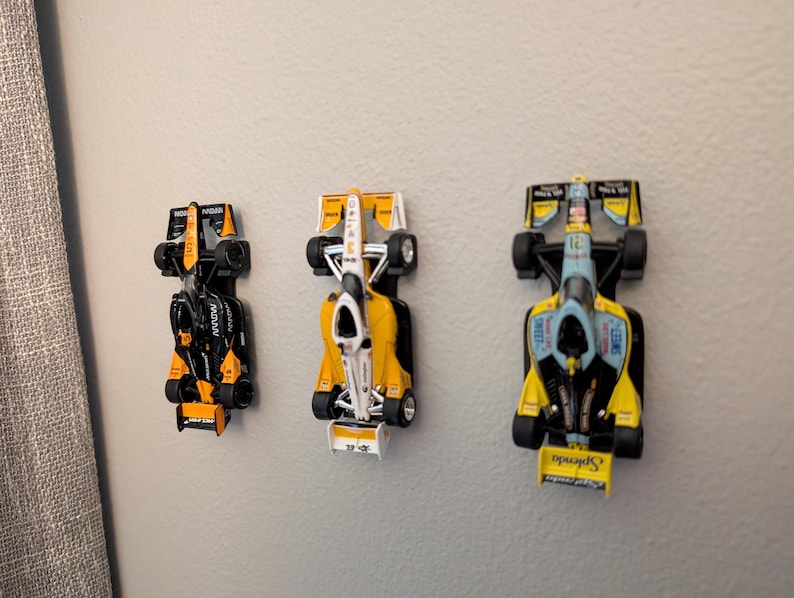Model Car Wall 1/64 Scale F1 and Indycar Model Car Wall Mount: Ixo, Easy Install - Etsy