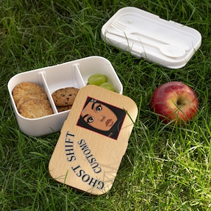 Personalized Bento Lunch Box for On-the-Go Meals, Eco-Friendly Meal Prep Container, Custom Food Storage, School Lunch Organizer