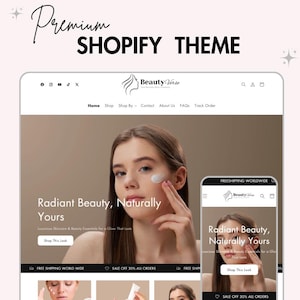 Beauty Verse- Shopify Theme 2.0 For Beauty Shop- Black Shopify Theme - Premium Shopify Theme - Minimalist, Elegant, Modern Shopify Theme