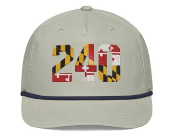 240 Area Code - Golf rope cap