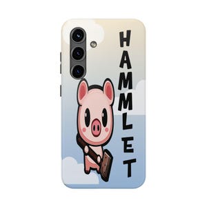 Funda para Samsung Galaxy Hammlet con diseño de cerdo divertido, Bizarre Buddies, duradera, brillante, flexible, a prueba de golpes, protectora, regalo para él o ella