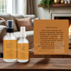 Handcrafted Room & Linen Spray | Non-Toxic | Plant-Based | Luxury Home Fragrance | Fall Scents