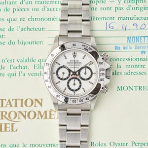 Rolex Daytona 16520 Zenith L2 serieel – zwevende porseleinen wijzerplaat – Rolex-garantie