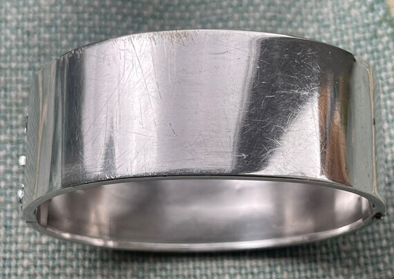 Victorian Solid Sliver Cuff Bracelet/Bangle - Stu… - image 8