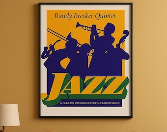 Randy Brecker Jazz Poster: Vintage Music Art Print (Digital Download, 6 Sizes)