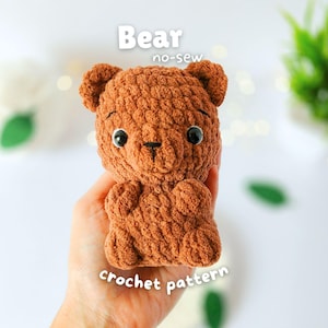 No-Sew Bear Amigurumi Crochet Pattern – Beginner Friendly Bear PDF