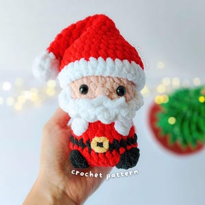 Santa Claus Amigurumi Crochet Pattern - Instant PDF Download